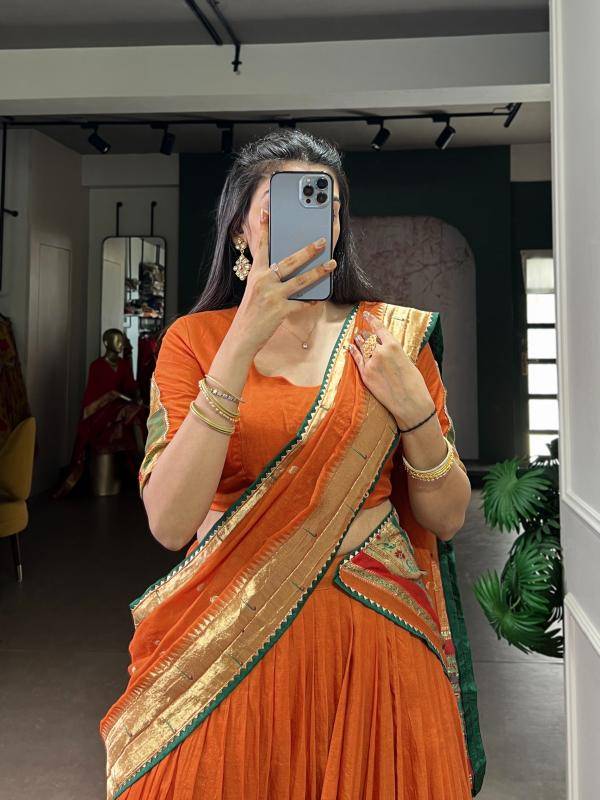 SHRAVANI Chanderi ONG Lehenga choli wholesale price